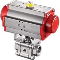 A-T Controls Automated Ball Valve, F8R Series